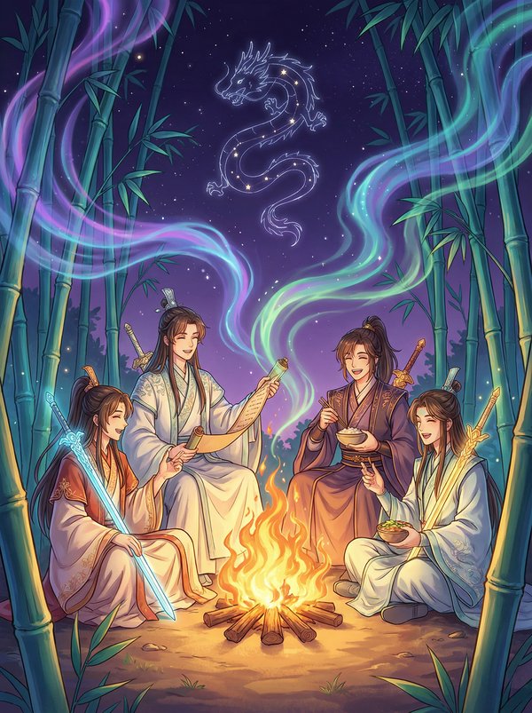 大象传媒-竹林夜话